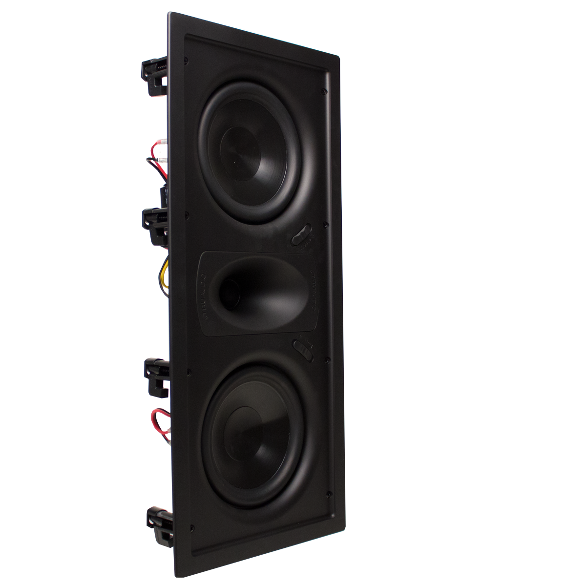 Ghost HT series dual 6.5in LCR In-Wall Speaker Injected Poly