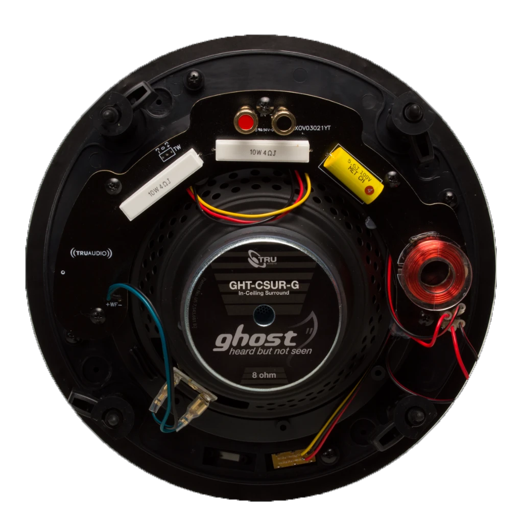 Ghost HT series 6.5 in In-Ceiling Surround Speaker, Glass