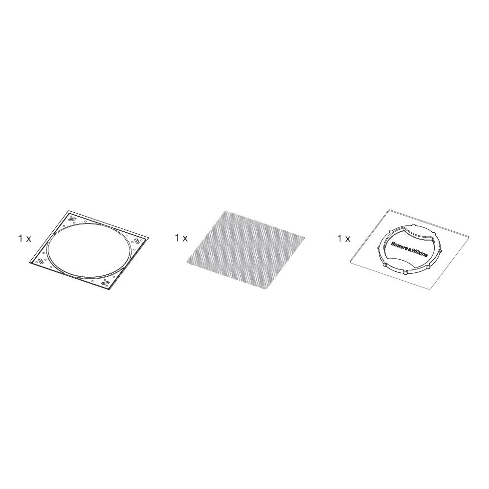 Square Grill Conversion Kit for CCM 8in series (Each)