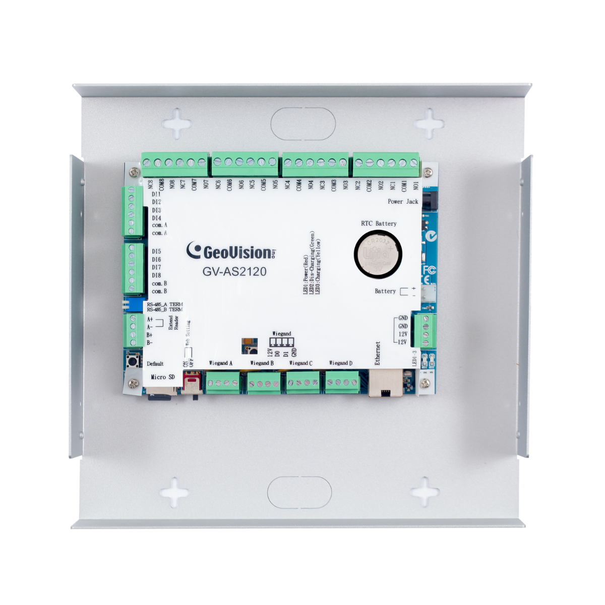 GV-AS2120 Controller w-PoE and Iron Box wo power adapter