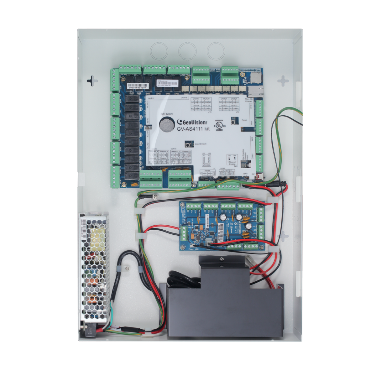 IP Control Board Kit GV-AS4111 Kit w-pwr board - PS -wallbox