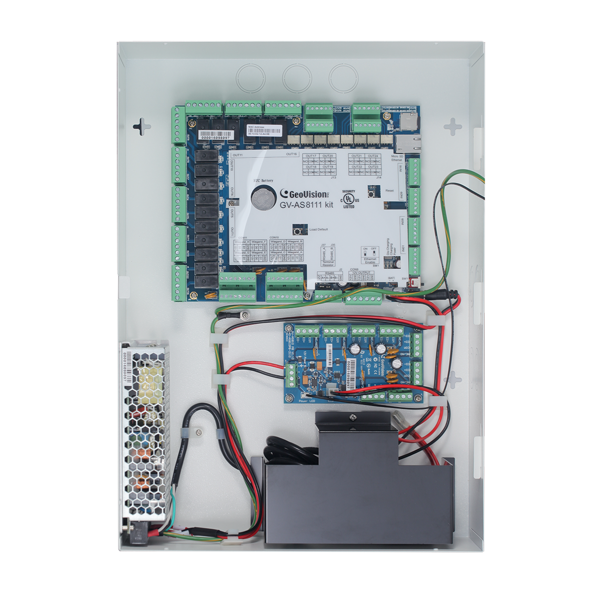 IP Control Board Kit GVAS8111 w-power board - PS - wall box