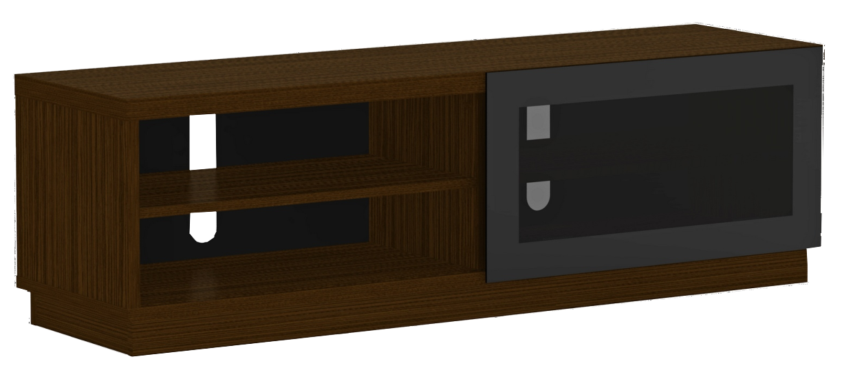 Meuble AV HARMONY - w-Shelves in Zebrano