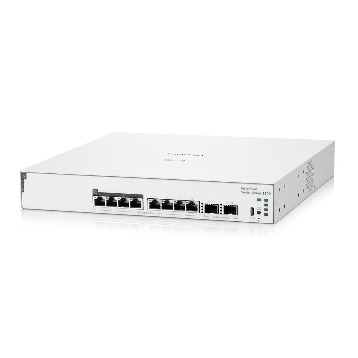 HPE Networking Instant On Switch 1940 - 8SRX w- 2P 8x120W Po