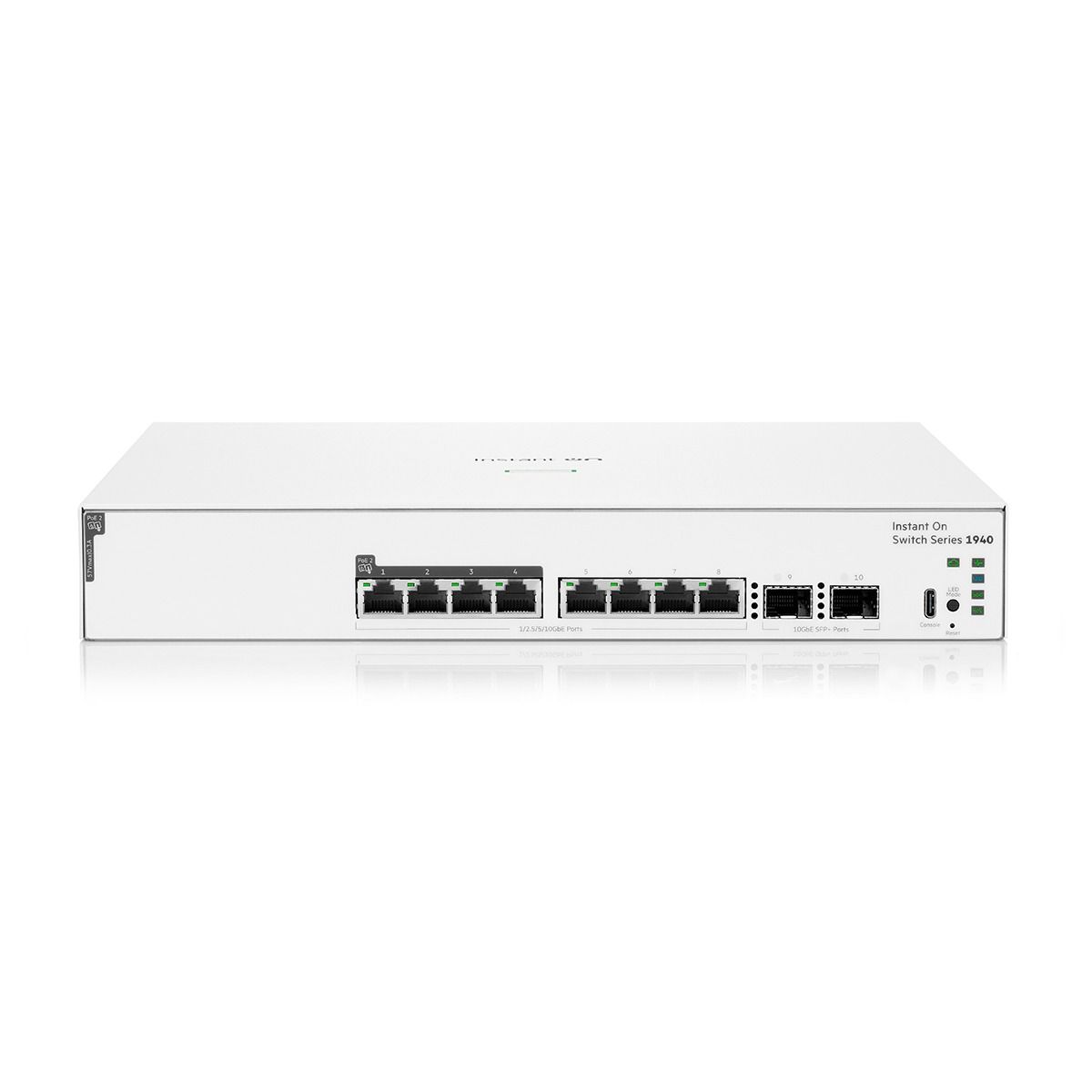 HPE Networking Instant On Switch 1940 - 8SRX w- 2P 8x120W Po