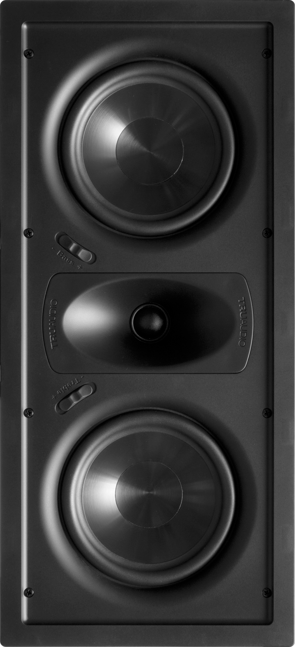 Ghost HT series dual 6.5in LCR In-Wall Speaker Injected Poly