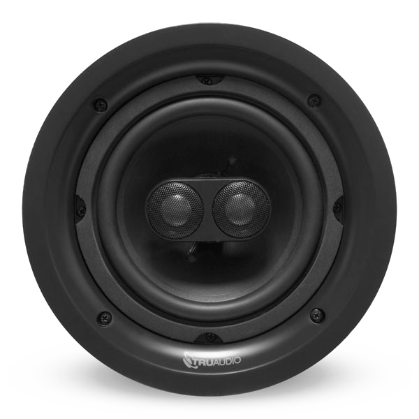 6.5in In-Ceiling Frameless Speaker with Dual Silk Tweeters P