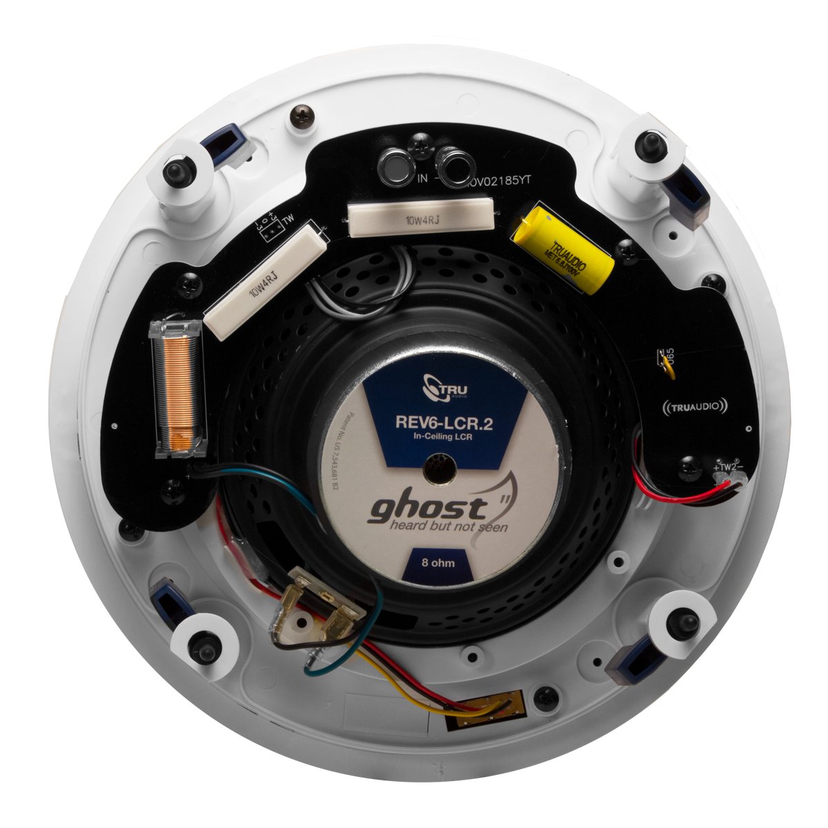 Revolve series 6.5 in 2-way In-Ceiling LCR Speaker w- Carb