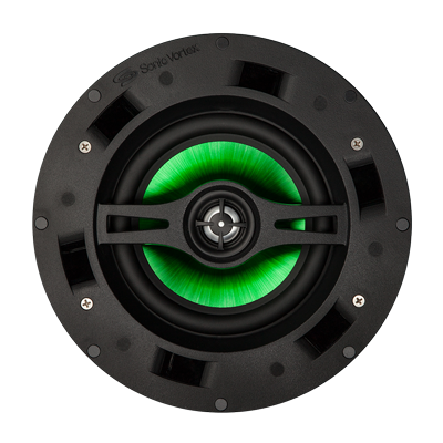 In Ceiling or Wall 6.5 inch 2-way Fluted IMPP w-Vortex