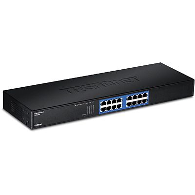 Gigabit switch 16-port (metal)-rackmount