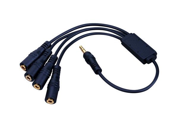 Cable Adapter IR 3.5MM Plug to 4 3.5MM Jacks