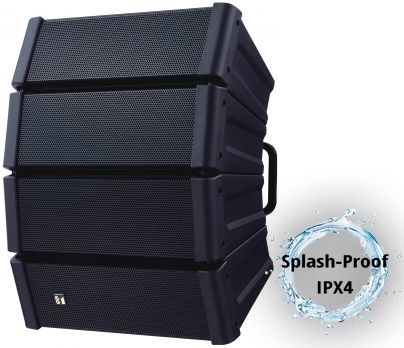 Compact Line Array Speaker black variable angle speaker weat