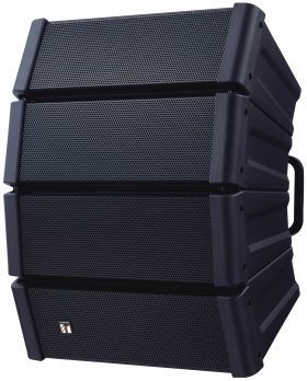 Compact Line Array Speaker black variable angle speaker