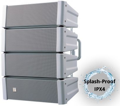 Compact Line Array Speaker white variable angle speaker weat