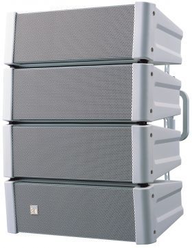 Compact Line Array Speaker white variable angle speaker