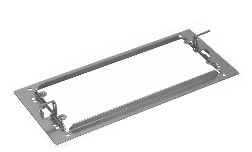 Adapter panel for H-1 fits standard 4 gang box