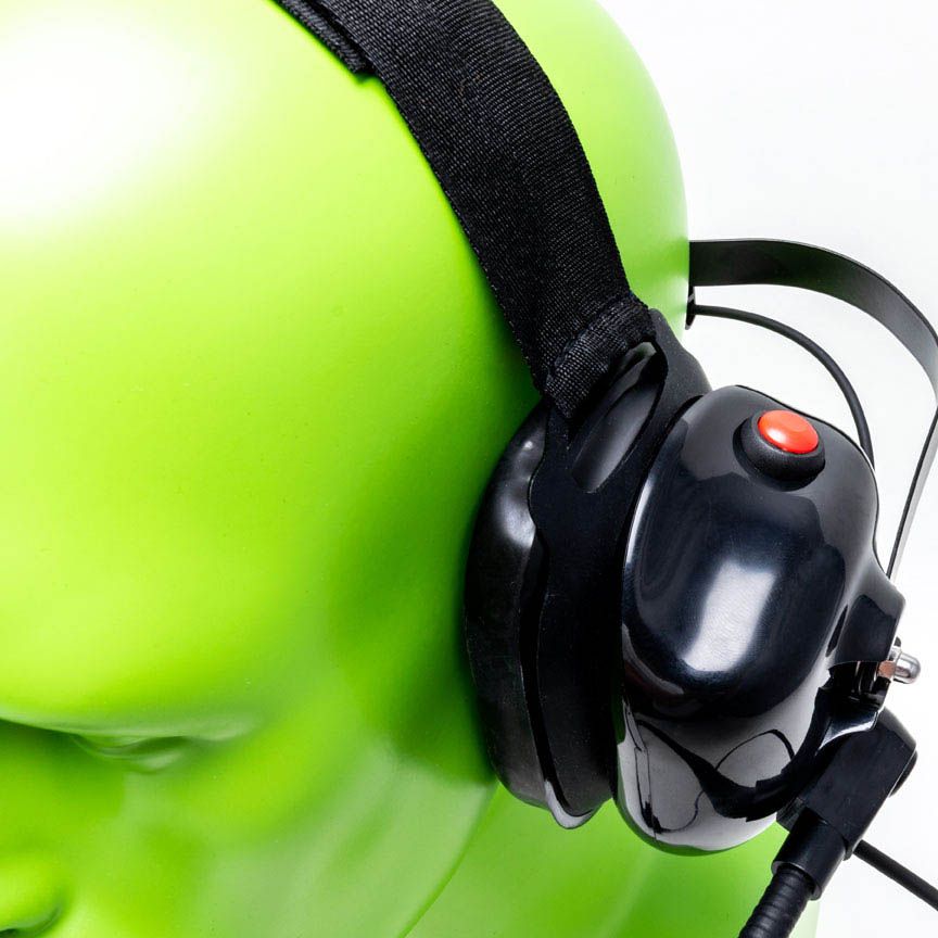 Behind-the-Head Dual Speaker Heavy-Duty Headset