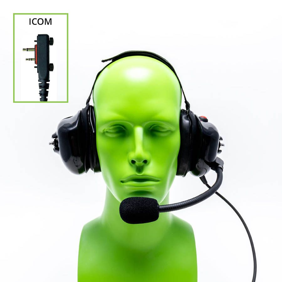 Behind-the-Head Dual Speaker Heavy-Duty Headset