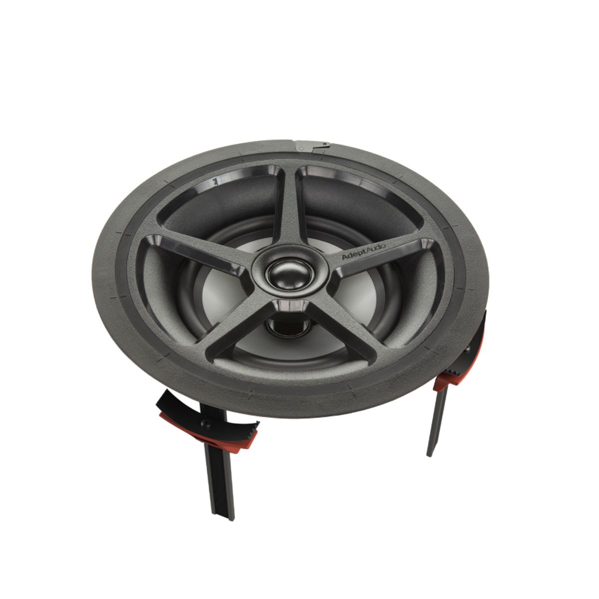 6.5in 2-Way In-Ceiling Spkr, IMP-Poly 100w Toolless Mounting