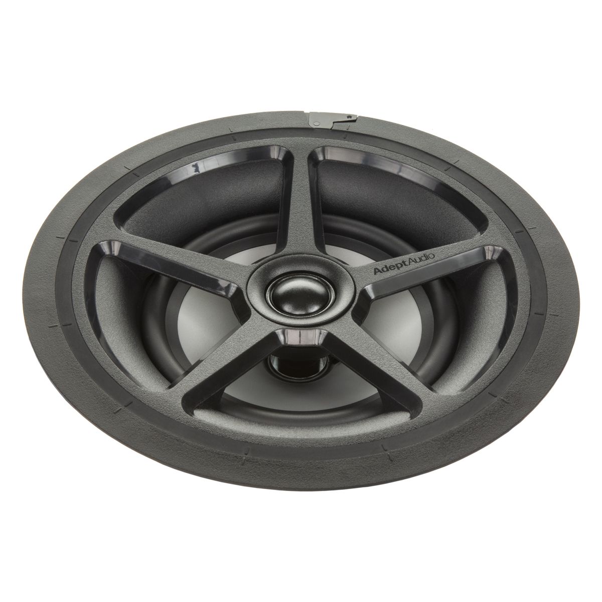6.5in 2-Way In-Ceiling Spkr, IMP-Poly 100w Toolless Mounting