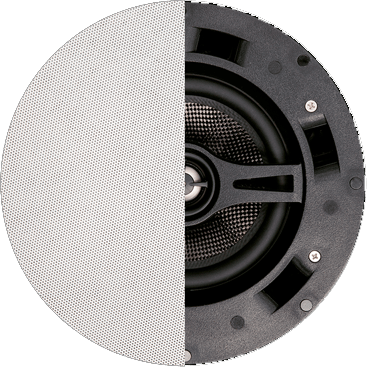 In Ceiling 6.5 inch 2-way Carbon Fiber 1 inch Titanium Dome