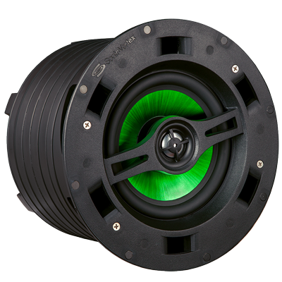 In Ceiling 8 inch 2-way Fluted IMPP 1 inch ALU Dome
