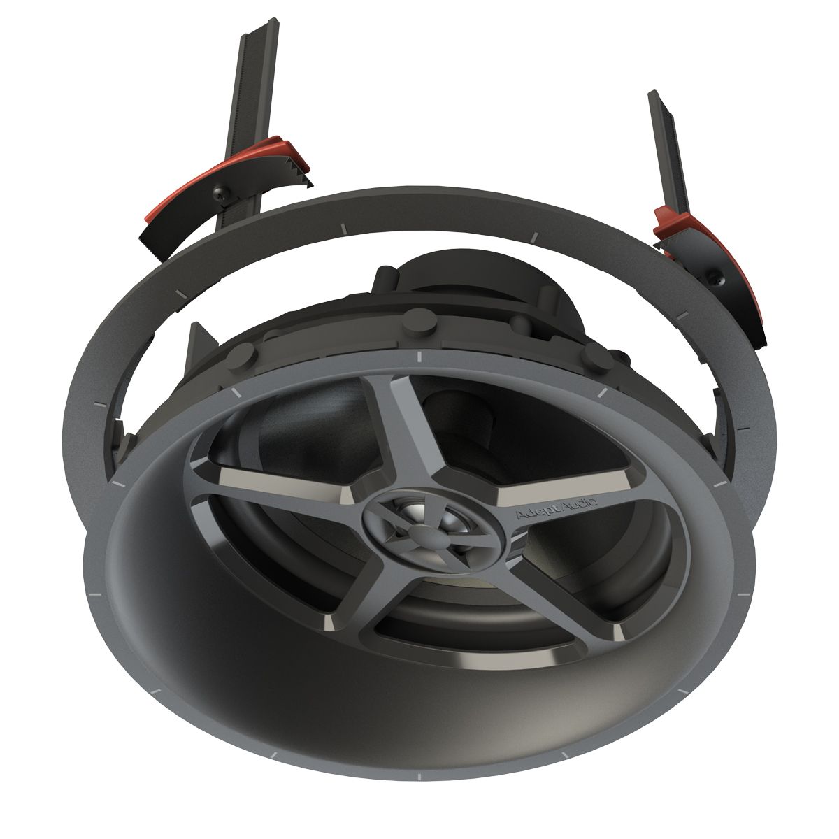 8in 2-Way Adept LCR In-Ceiling Spkr 175w Toolless Mounting
