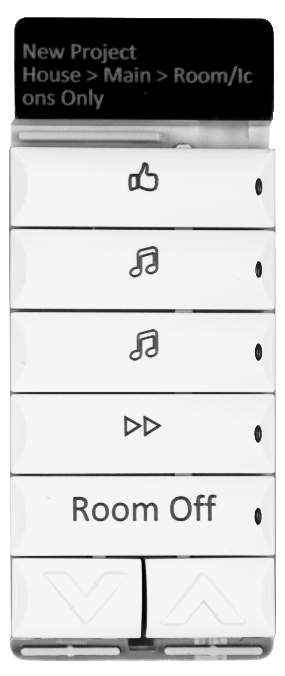 Control4® Engraved Music Keycaps (Icons)