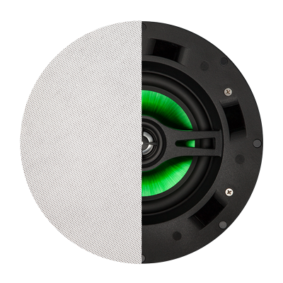 In Ceiling or Wall 6.5 inch 2-way Fluted IMPP w-Vortex