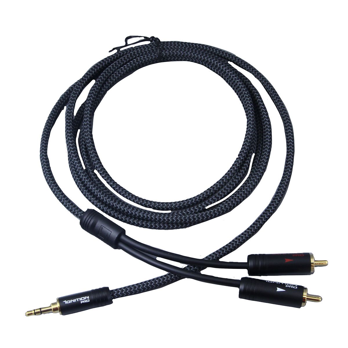 Ignition Audio Interconnect - 3.5mm to 2-RCA, 2m-6.56ft