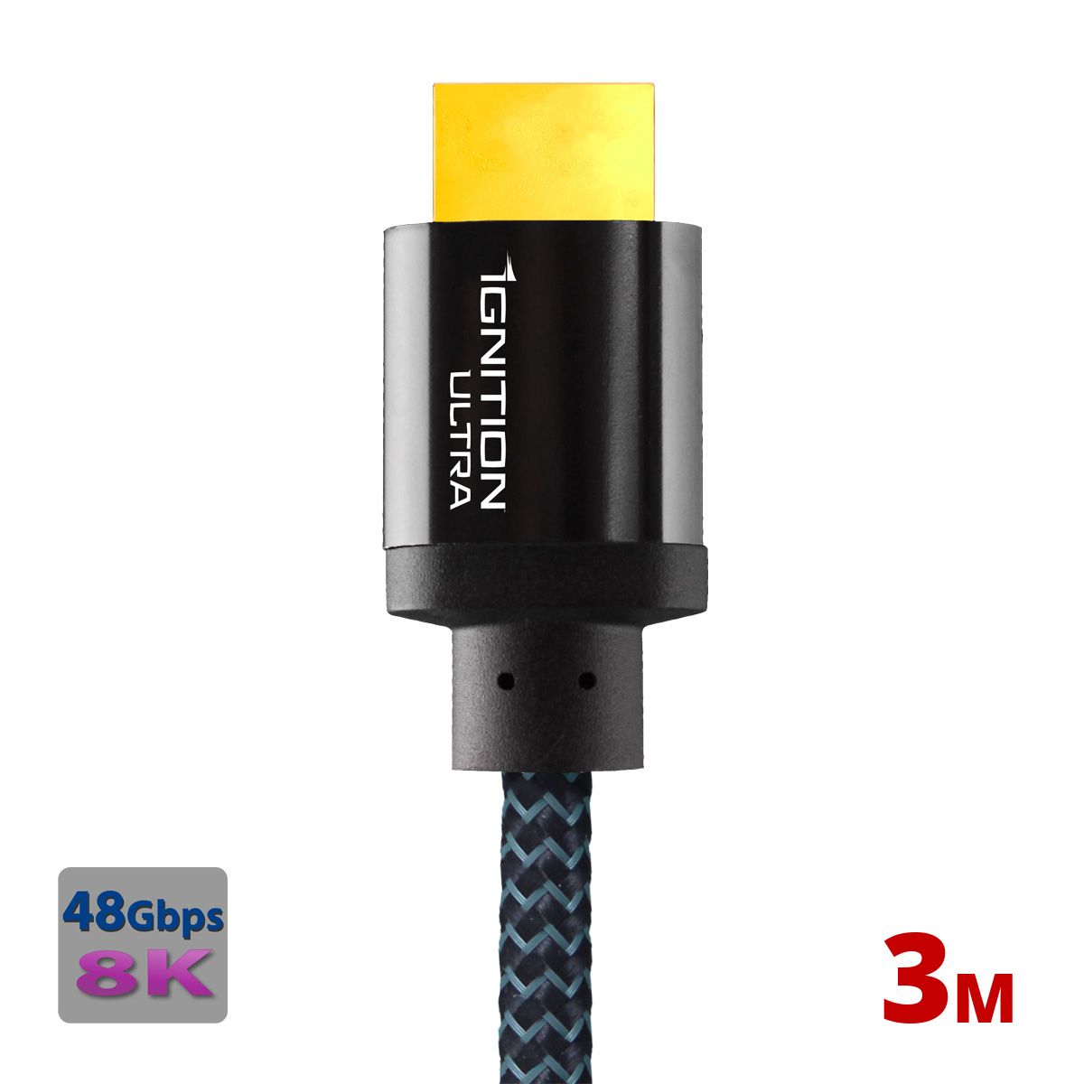 Ignition Ultra - HDMI Cable Certified to 48Gbps, 3m-9.84ft