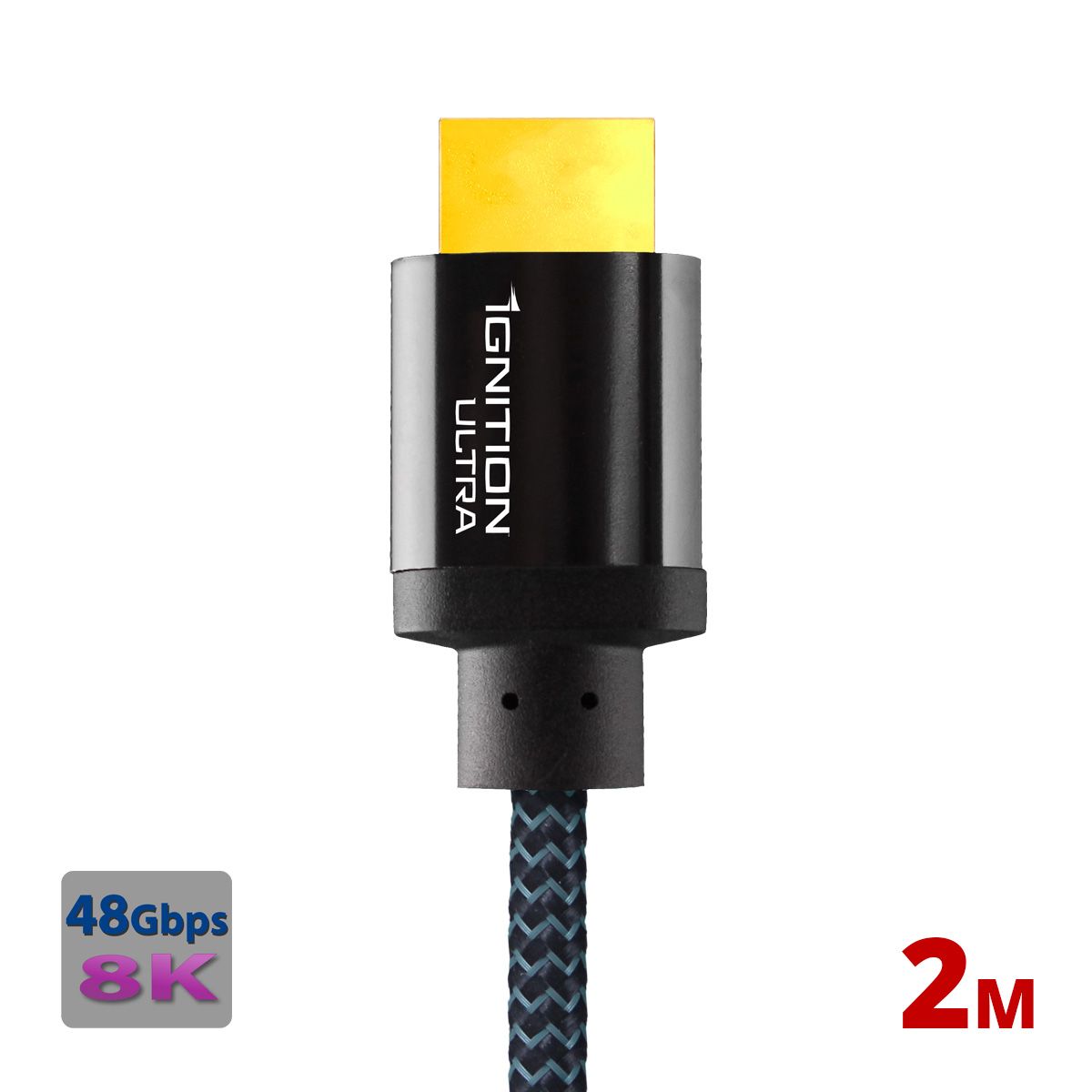 Ignition Ultra - HDMI Cable Certified to 48Gbps, 2m-6.56ft