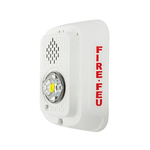 System Sensor P2WLED-B 2-Wire Bilingual Horn Strobe, Wall, White