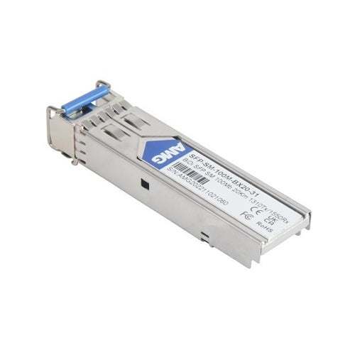 AMG Systems SFP-SM-100M-BX20-31 SFP Singlemode, 100MB, 1-Fiber, LC Connector, 1310nm Tx / 1550nm Rx, DDM (Mates with SFP-SM-100M-BX20-55), 20 km