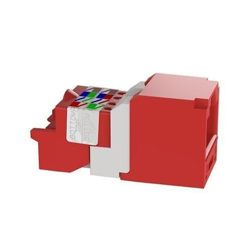 Panduit CJ5E88TRD Mini-Com Module Cat 5e UTP Keystone Jack, 8 Pos 8 Wire