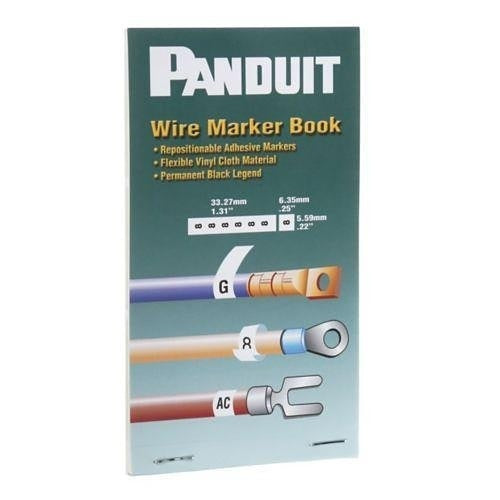 Panduit PCMB-2 Pre-Printed Vinyl Marker Book