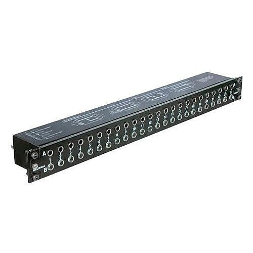 Neutrik NYS-SPP-L1-USA 1/4\\" Modular Patch Panel for 19\\" Rack Mount with Reinforced Metal Housing