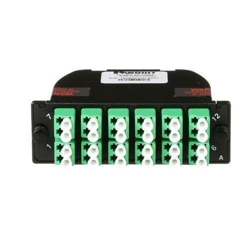 Panduit FC29N-24-LAAF OptiCom MPO-LC / APC Fiber Cassette OS2, 24-Fiber, Modified Method A, Std IL