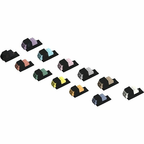 Panduit CMDSBLLCZBL Connectors, LC SR/SR Duplex Non-Keyed Adapter