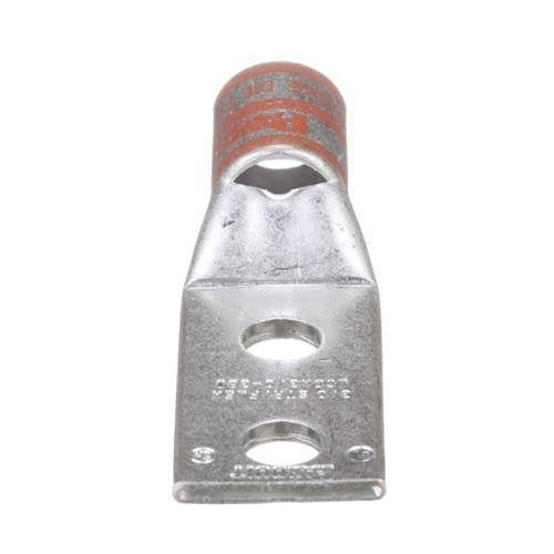 Panduit LCDX3/0-38D-X Copper Compression Connector Lug, 2-Hole, 1/0AWG