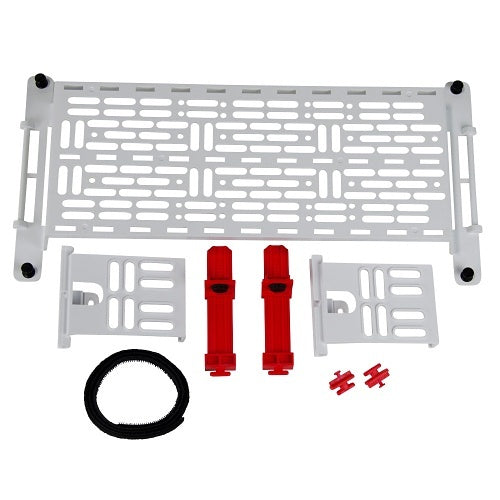 On-Q AC1050EMK 5" Mounting Plate Combo Kit, White
