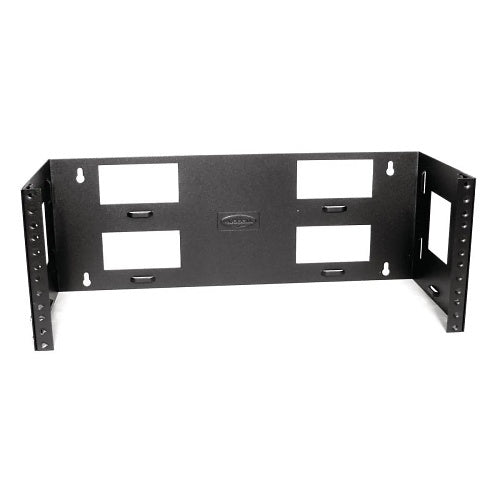 Hubbell WBB48 Cable Management Hardware, Wall Mount Bracket, Bottom Hinged, 4 Rack Units, 8\\" Deep