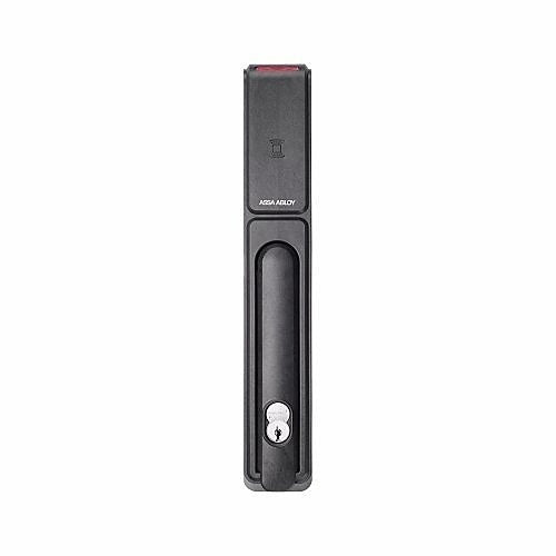 HES KS200-S-IPS-B KS Series Server Cabinet Lock, Wiegand, Swing Handle, HID multiCLASS SE Technology, Black