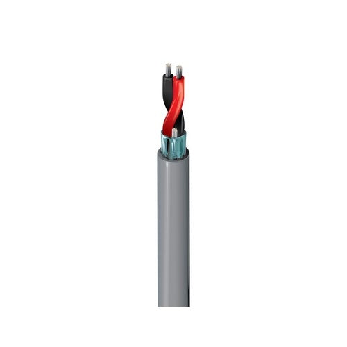 Belden 9451 0101000 Audio Cable, /22 AWG TC, Shielded, Riser, Shielded, 1000\' (304.8m) Reel, Black