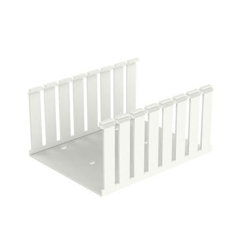 Panduit G6X4WH6 Base Wiring Duct, 6\\"L x 4\\"W, PVC, White