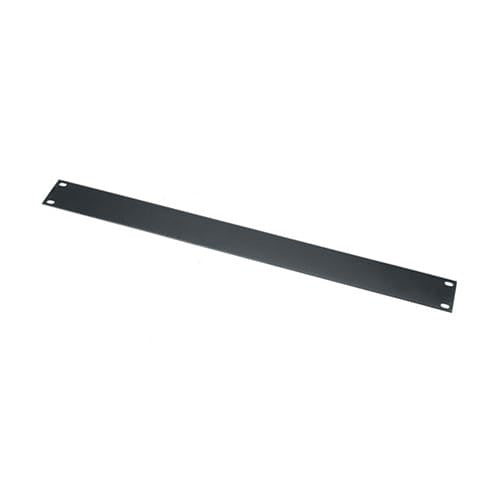 Middle Atlantic FEB1-CP12 1U RMS Blank Rack Panel, Flat, 12-Pack, Steel, Black Powder Coat