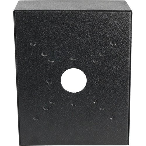 Pedestal Pro HOOD-CS-08X10 8\\" 10\\" Steel Hood, Weather Shroud, Black Powder Coated