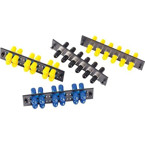 OCC Adapter Plate, 6-Port, St, Single-Mode, Ceramic Sleeve