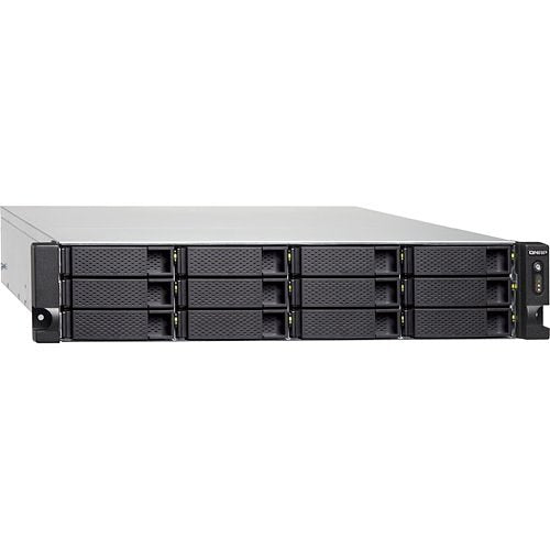 QNAP TS-1232XU-4G-US 10GbE-Ready, Entry-level Rackmount NAS for SMB Featuring SFP+ Ports and One PCIe 2.0 x2 slot