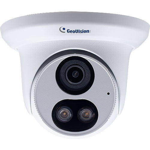 GeoVision GV-EBFC5800 AI 5MP Deep-Learning WDR Pro Full-Color Turret IP Camera, 2.8mm Lens Image of GU-EBFC58W